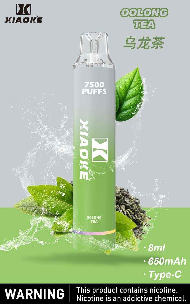 XIAOKE梟客拋棄式 7500口 一次性電子霧化棒