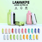 【買3顆彈送主機】LANA16000口 換彈拋棄式 智慧顯示 磁吸換彈