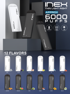 INEX拋棄式6000口 超薄免充電一次性電子煙