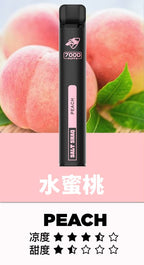 鯊克拋棄式7000口 Salt Shaq一次性霧化棒
