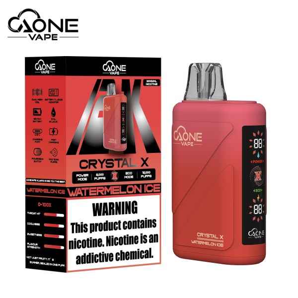 AONE VAPE CRYSTAL X 水晶2代拋棄式 12000口