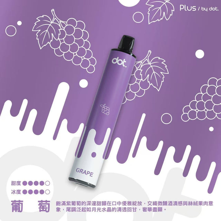 【買6贈1】Dotplus 佩特里8000口拋棄式 一次性電子煙