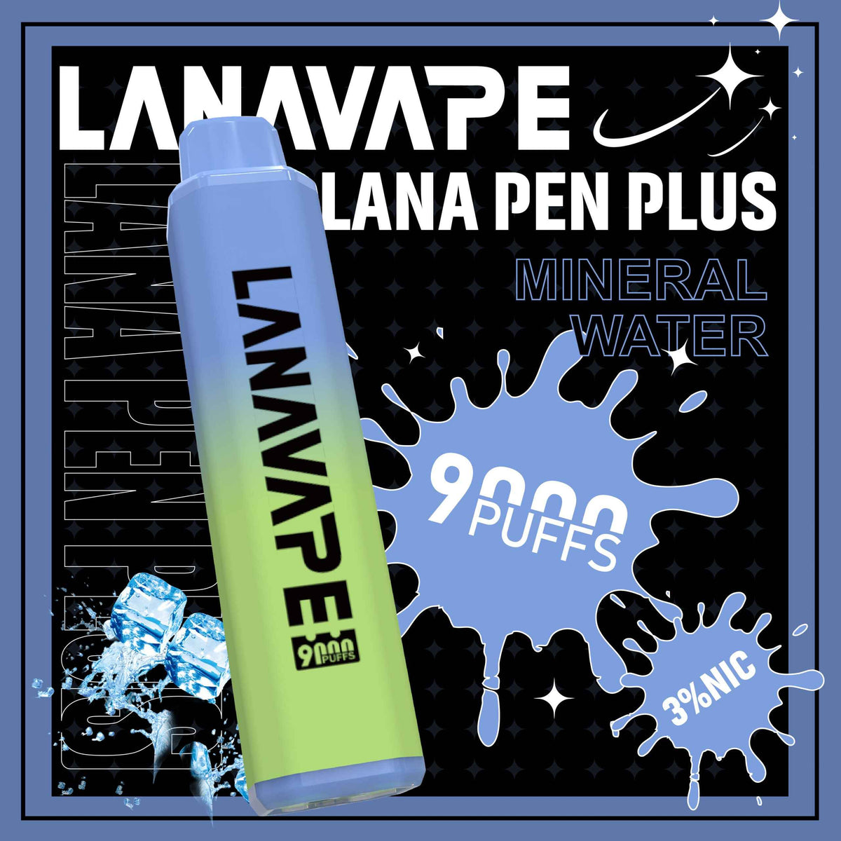 LANA拋棄式9000口 一次性電子煙 持久續航