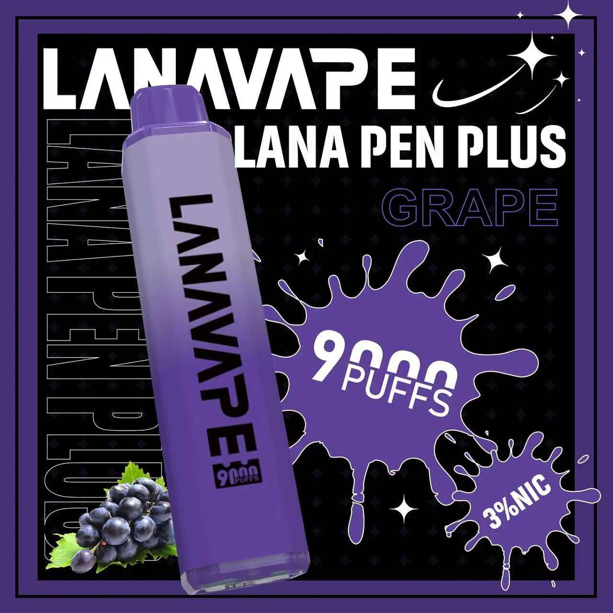 LANA拋棄式9000口 一次性電子煙 持久續航